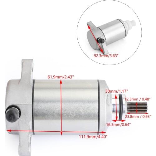 Artudatech Starter 12V CW 10-Spline For Arctic Cat 400 CR 500 TRV/XR/XT Prowler 500 2013-2017 3305-954 31210-PTA1-D406