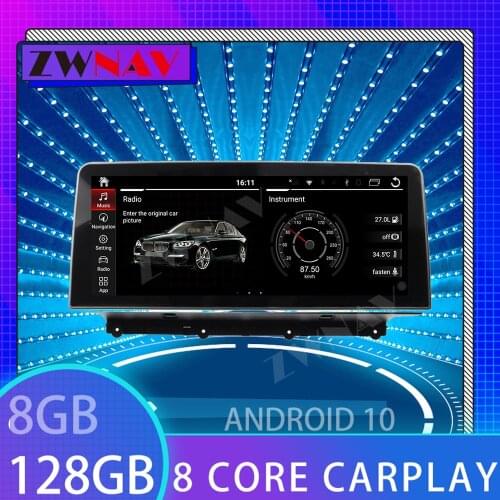 Car Dvd Multimedia Player Auto For BMW X3/X4 F25/26 2011-2018 inch12.3 Android 10 Eight core GPS Navigation 128G CARPLAY
