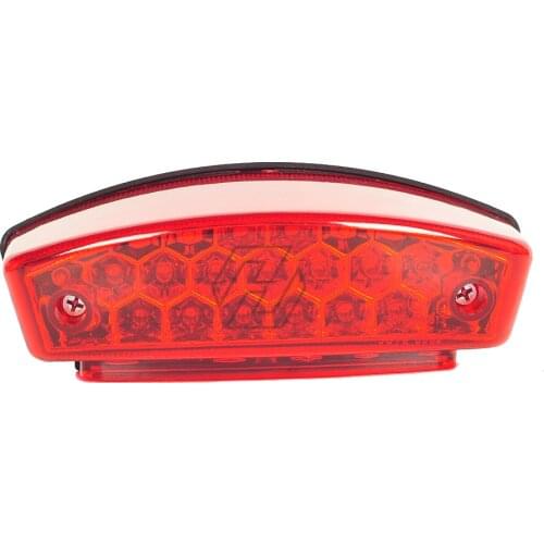 Red / Smoke black Motorcycle LED brake light case for DUCATI MONSTER M400 M750 M900 M1000 S4R