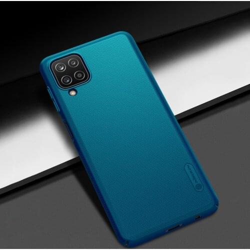 For Samsung Galaxy A12 Case Nillkin Super Frosted Shield Anti-fingerprint shockproof Back Cover For Samsung A12 Case