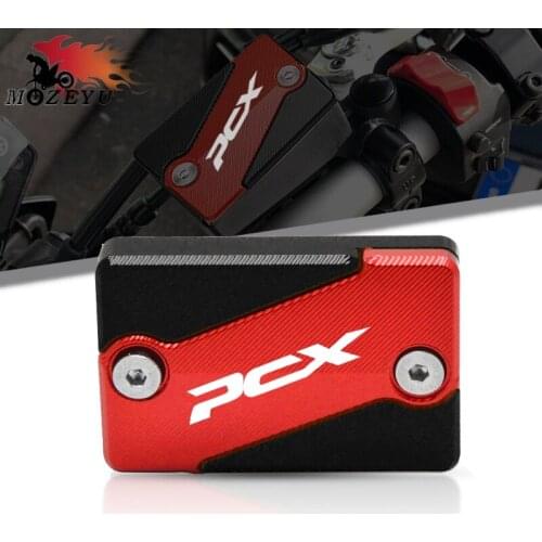 CNC Motorcycle Front Brake Fluid Rerservoir Cover Master Cylinder Cap For Honda PCX PCX 125 150 2015-2019+ 2016 2017 2018 PCX150