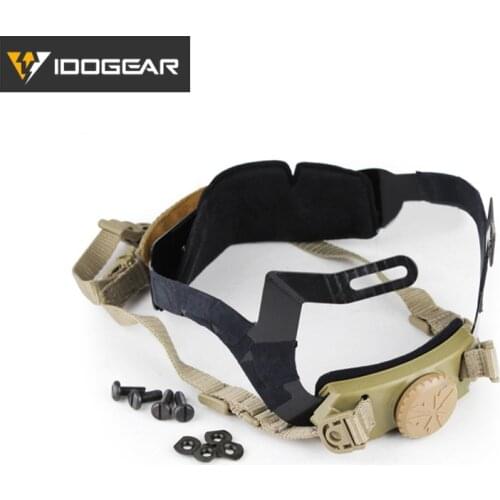 IDOGEAR Tactical FAST Helmet Hanging System Suspension OPS-CORE ACH Occ-Dial Liner Kit Helmet Accessories 3809