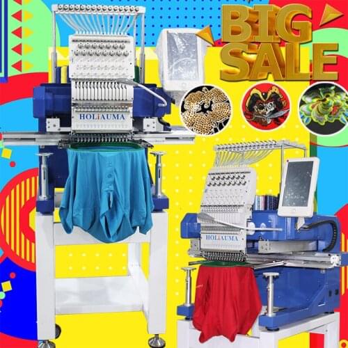 Computerized 15 needle one head embroidery machine for cap embroidery machine with cheapest price