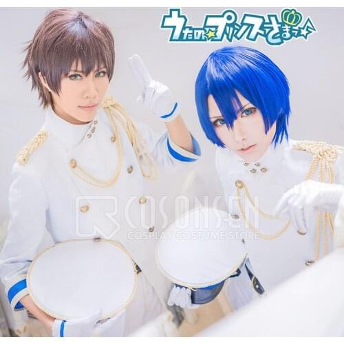 Uta no Prince sama Shining All Star CD2 Tokiya Ichinose Syo Kurusu Cecil Aijima Masato Hijirikawa White Uniform Cosplay Costume