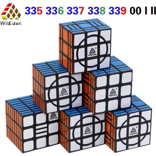 WitEden Magic Cubes Puzzle cube 335 00 336 3x3x6 337 01 338 339 I II 33N 3X3X7 3X3X9 Professional Unequal Cube Educational Toy
