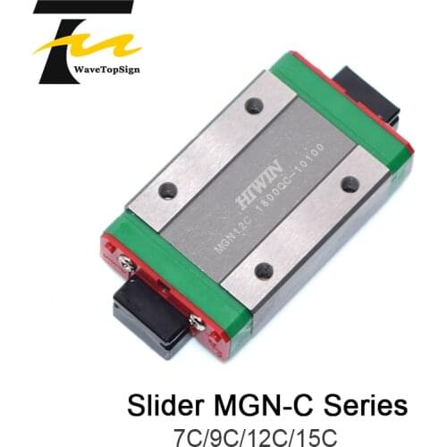 HIWIN Linear Guide Rail Slider MGN7C 9C 12C 15C Linear Rail Linear Bearing use for Engraving and Cutting Machine