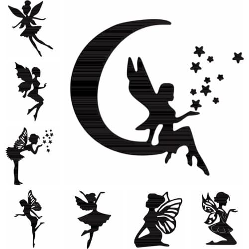 Little Dancing Moon Flower Fairy Metal Cutting Dies DIY Card Photo Album Making Scrapbooking Crafts Stencil New Die Cuts 2021