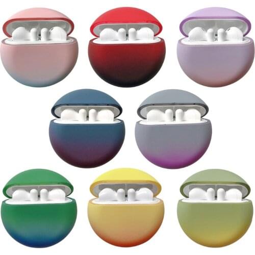 New Hard PC Shell Earphone Case Gradient Color Protective Cover for Huawei Freebuds 3 Headset Charging Box