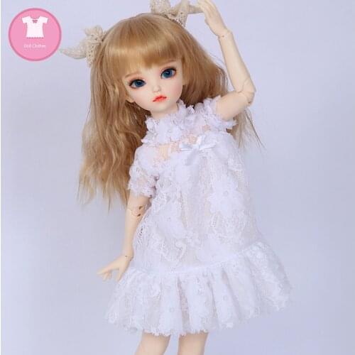 BJD Clothes 1/4 Cute Dress Doll Clothes For Kid Girl Body Doll accessories luodoll