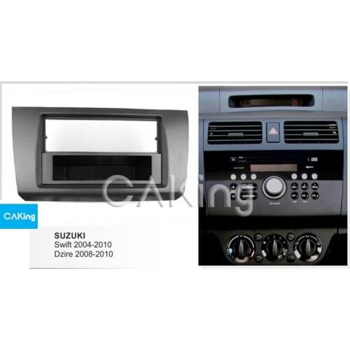 Single/Double Din Car Fascia Radio Panel for SUZUKI Swift 2004-2010; Dzire 2008-2010 Dash Fitting Kit Install Facia Plate Bezel