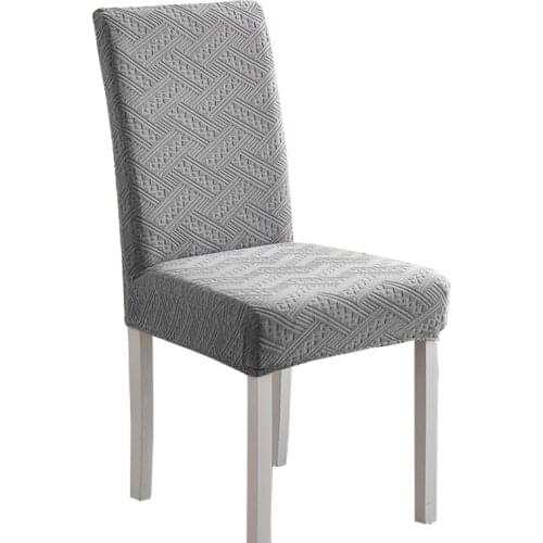 Modern Flannel Chair Cover Backrest Integrated Elastic Seat Cover Dining Table Chair Cushion Household Stretchable Stool Cover
