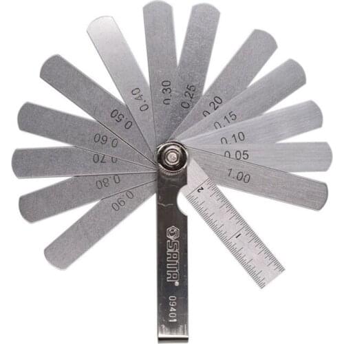 Dental Interproximal Reduction Gauge Stainless Steel Reciprocating IPR System Orthodontic Treatment Tooth Gap Measuring Ruler