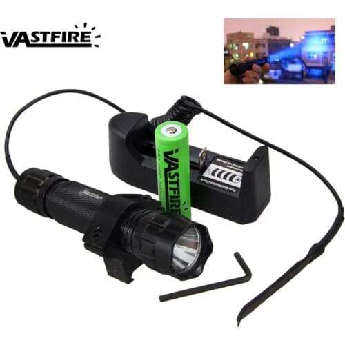Tactical Q5 LED WF-501B MINI Scout Light Outdoor Rifle Hunting Flashlight 5000 lumen Weapon Light LED Lanterna Fit 20mm Rail