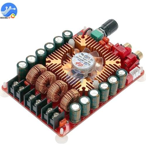 TDA7498E Audio Amplifier Board Dual Channel 24V 2X160W High Power Stereo Amp Module Support Mono Amplifier for Car Vehicle