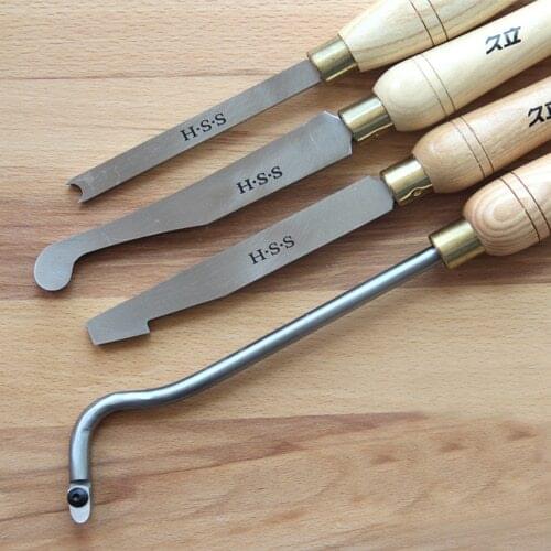 Wood Hollowed Out Turning Tool Woodturning Hollowing Tools, HSS Woodworking Gouges
