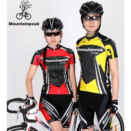 Mountainpeak Cycling Wear Short Sleeved Suit Jacket Shorts Riding Bicycle Clothing Cycling Jersey and Shorts Cycling Sets