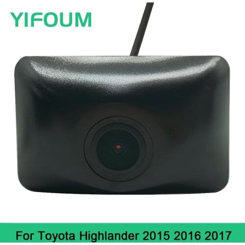 YIFOUM HD CCD Car Front View Parking Night Vision Positive Waterproof Logo Camera For Toyota Highlander 2015 2016 2017