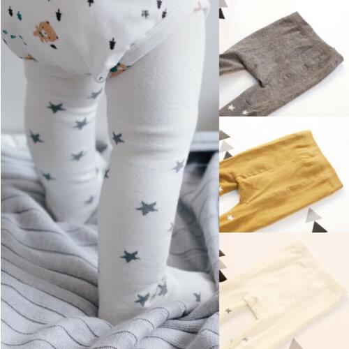 Toddler Baby Girl Winter Warm Cute Long Stockings Kids Girls Stars Cotton Tights 1-6Y