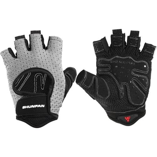 1 Pair Outdoor BodyBuilding Gym Fitness Wear Resistant Palm Protection Professional Weightlifting Glove For Men&Women