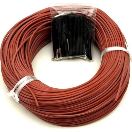 High Quality Thicker Silicone Rubber Carbon Fiber Heating Cable Heating Wire DIY Heating Products