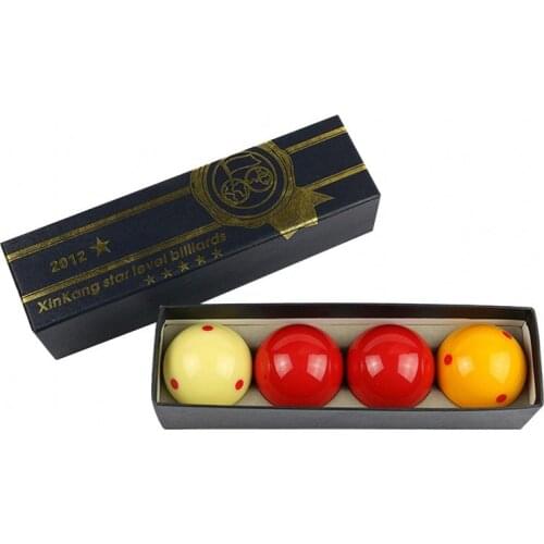 Korea Carom billiards Ball 4pcs/ set 65.5 mm Supplies Billiards Games Pool balls 4 ball set resin balls