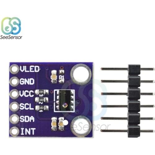 CJMCU-3216 AP3216 ALS/PS Digital Ambient Light Sensor Proximity Distance Sensor Module I2C Interface Infrared LED Current Output