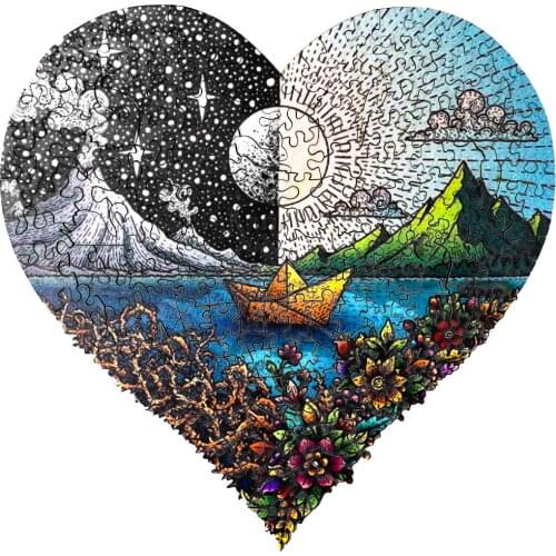 New Garden Wooden Jigsaw Puzzle Animals Shapes For Adults Kids Educational Toys Wooden Puzzle Games Wood DIY Puzzle Crafts Gifts