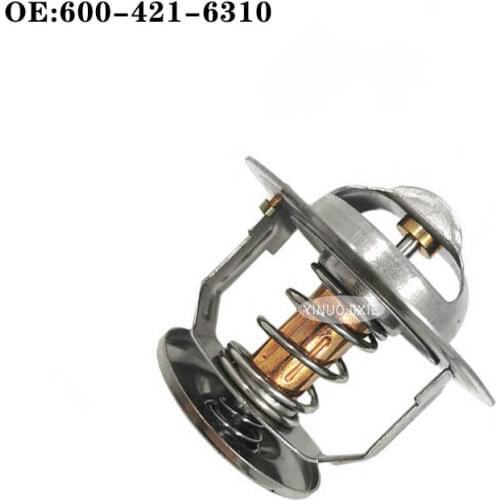 Komatsu excavator parts are suitable for engine 6D125 thermostat temperature regulator OE: 600-421-6310 6004216310