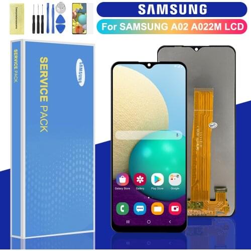 6.5'' Original Display For Samsung A02 A022 SM-A022F LCD Screen Replacement for Samsung A02 Digitizer Assembly Touch Screen New
