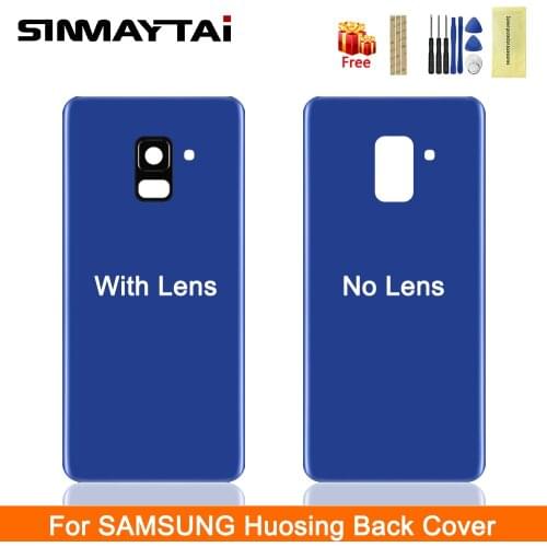 A530 Battery Cover For Samsung Galaxy A8 2018 Back Glass Rear Door Housing Case For Samsung A530 Back Glass Cover