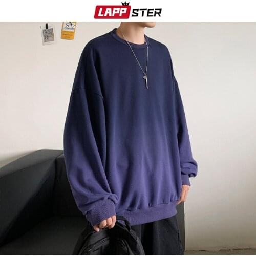 LAPPSTER Men Streetwear Hip Hop Gradient Hoodies 2020 Pullover Mens Japanese Harajuku Hoodie Male Vintage Designer Sweatshirts
