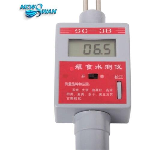 SC-3B Grain Moisture Meter Water Meter Wheat Rice Rape Corn Soybean Sorghum Determination of Food Moisture