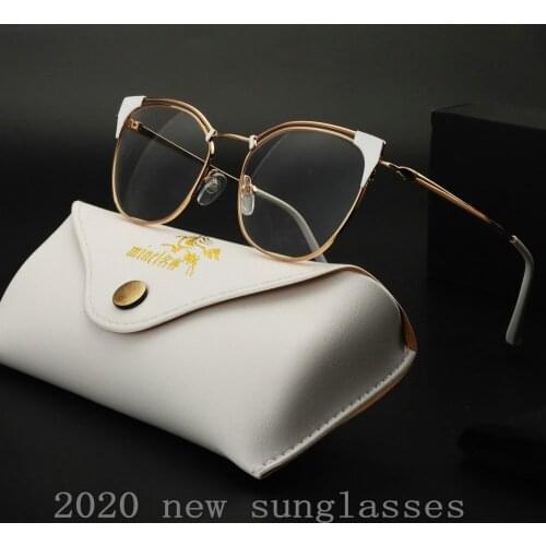 Metal women cat Multifocal lenses Reading Glasses Fashion women Photochromic Progressive Glasses diopter Sun glasses with box NX