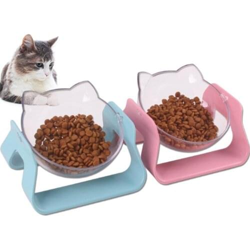 Fashion New Non-slip Adjustable Cats and Dogs Bowls With Stand Feeding Water Bowl For Pets Puppy Food Feeder Supplies Products