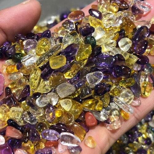 Natural colorful Crystal Master quartz gravel crystal therapy healing
