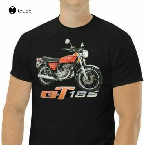 New Gt 185 Gt185 Classic Motorcycle T Shirt Inspired By Suz, Printed Tee Shirt S-5Xl