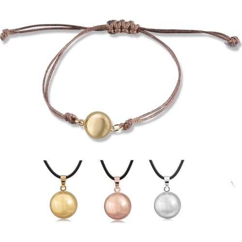 Eudora NEW 12mm Harmony Ball Bracelet Mom Baby 20MM Mexcian Bola Pendant Pregnancy Bola Jewelry Birthday gift For Mother Child