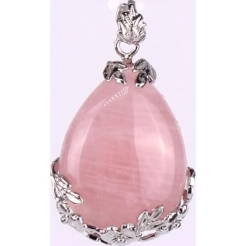 Wholesale 24pcs/lot Retro Royal Anyolite Natural Stones Pendant Charms Necklace Jewelry For Making Jewelry Vintage Free Shipping