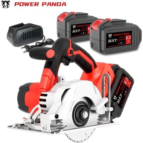 POWERPANDA Portable Brushless Electric Wood Circular Saw,Electric Wood Cutting Machine