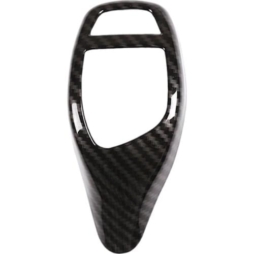 Auto Schaltknauf Abdeckung für BMW F20 F30 F31 F34 F15 F16 F25 Carbon Fiber Getriebe Shift Kopf Ball halsbänder Griff Fall
