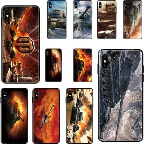 World Of Tanks Mode For Galaxy S20 S10e S10 S9 S8 S7 S6 S5 edge Lite Plus Ultra Colorways Luxury Quality Black Soft TPU Phone