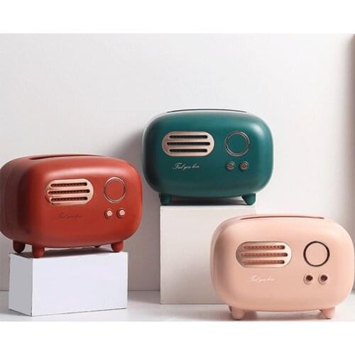 Paper Shape Living Anti slip Craft Design Radio Wipes Napkin Retro Case Creative Ornament Dispenser modern Model Decoration Box