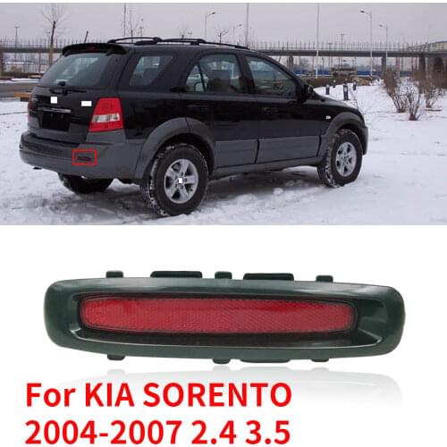 CAPQX For KIA SORENTO 2004-2007 2.4 3.5 Car Rear Bumper Reflector light reflector fog light Brake Light foglight foglamp lamp