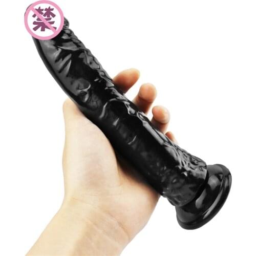 Surrealism Multicolor Dildo Woman Sex Toy Small Penis Silicone Sucker Penis
