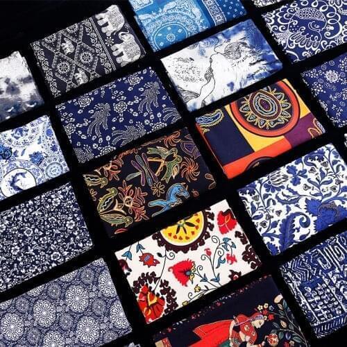 Fabric Patchwork Linen Material Sewing Upholstery Crafts Tissue Diy Print African Women 145cm*50cm