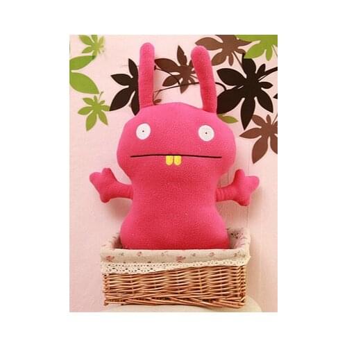 High quality soft plush toy cute ugly big tooth doll 40cm toy doll Christmas birthday gift ,d1108