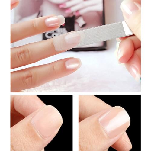 WiRinef Bright Shiny Effect Gradient Nano Nail File Buffer Cleanable Grinding Manicure Nail Art Tool