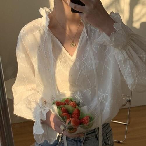 Femme White Blouse Women Shirts Womens Tops And Blouses Woman 2021 Blusas Verano Mujer Tunique Femme