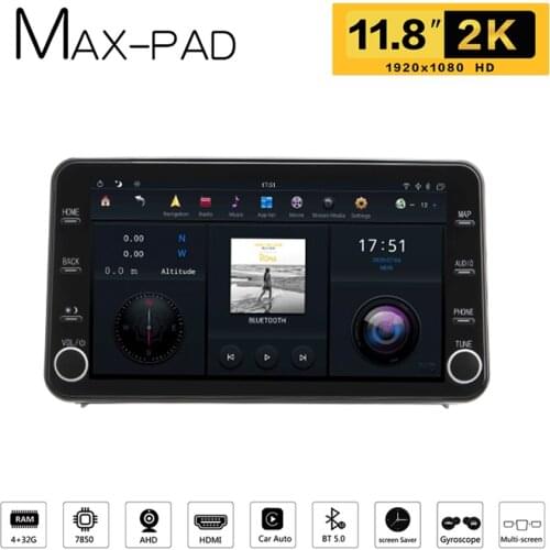 11.8 Inch MAX-PAD For 2019 2020 Honda Crider Streaming Media Navigation 4K HD Video Playing Screen PX6 Car Multimedia Player