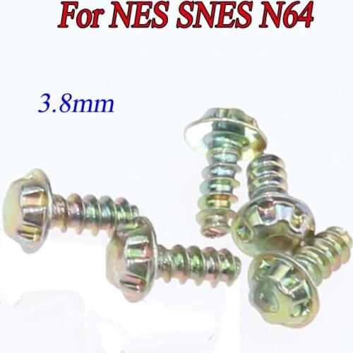 50Pcs For NES SNES N64 Screws Cartridge Case Screw for NES, SNES, N64, GB Game Cartridge case 3.8mm